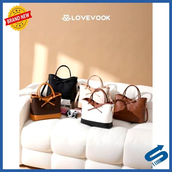 Structured PU Leather Satchel with Adjustable Strap, Zippered Pockets - Picture 2 of 3